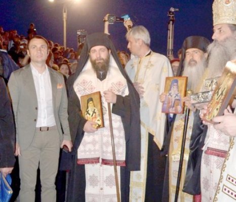 Moaştele Sf. Nectarie, aduse pe mare la Mangalia